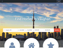 Tablet Screenshot of findhomesinvaughan.com